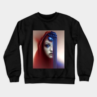 Blue ruby girl Crewneck Sweatshirt